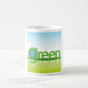 Caneca De Café Terra Verde Mundo