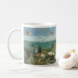 Caneca De Café Terrace no litoral por Claude Monet