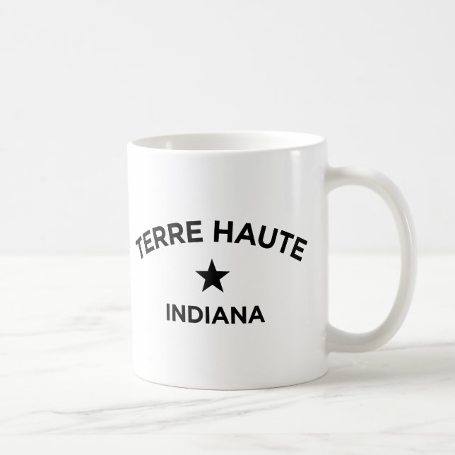 Caneca De Café Terre Haute Indiana Mug (Direita)