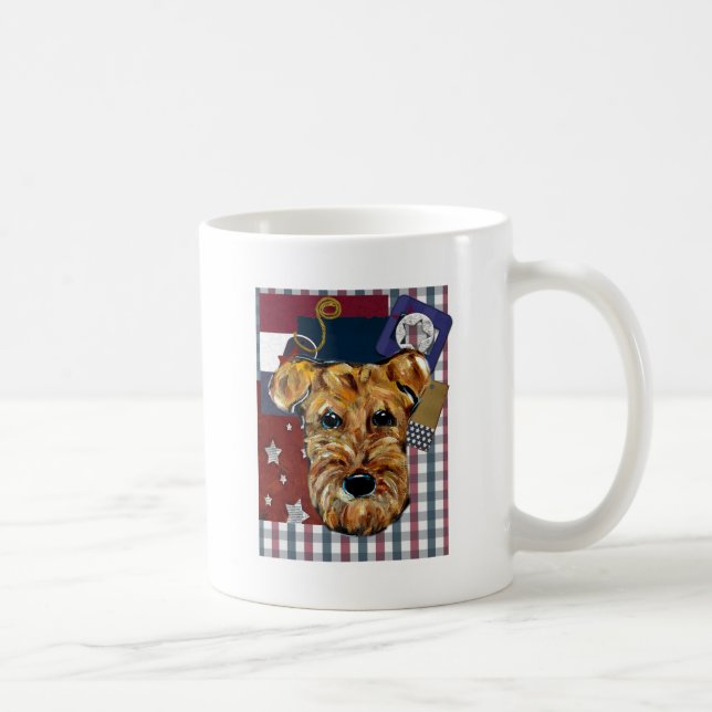 CANECA DE CAFÉ TERRIER AIREDALE (Direita)