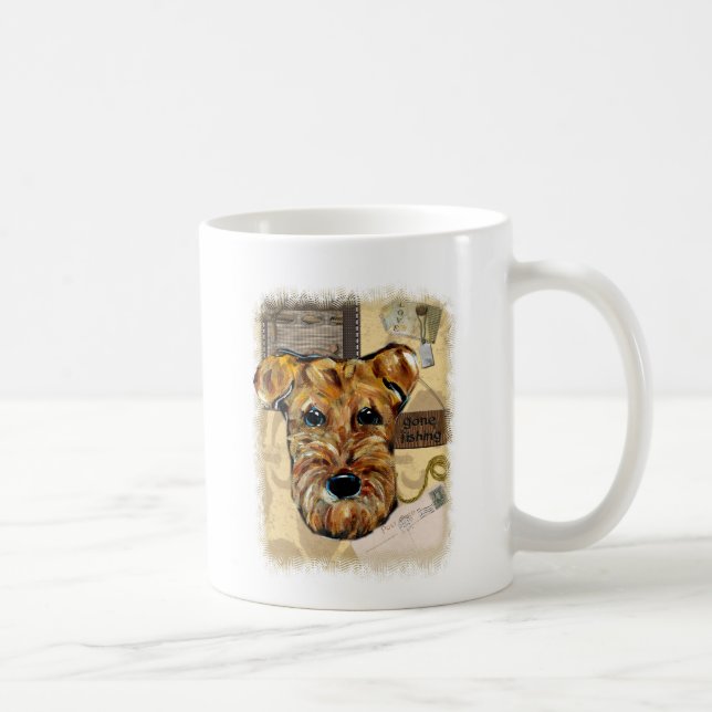 CANECA DE CAFÉ TERRIER AIREDALE (Direita)