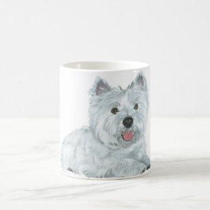 Caneca De Café Terrier Branco de West Highland