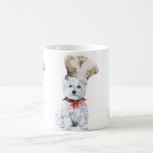 Caneca De Café Térrier Branco do West Highland Chef