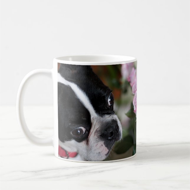 Caneca De Café Terrier de Boston (Esquerda)