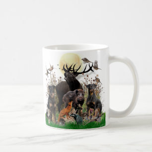 Caneca De Café Terrier de Caça Alemão (Jagdterrier)