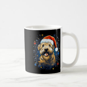 Caneca De Café Térrier de Wheaten de pelagem macia de Natal Homem