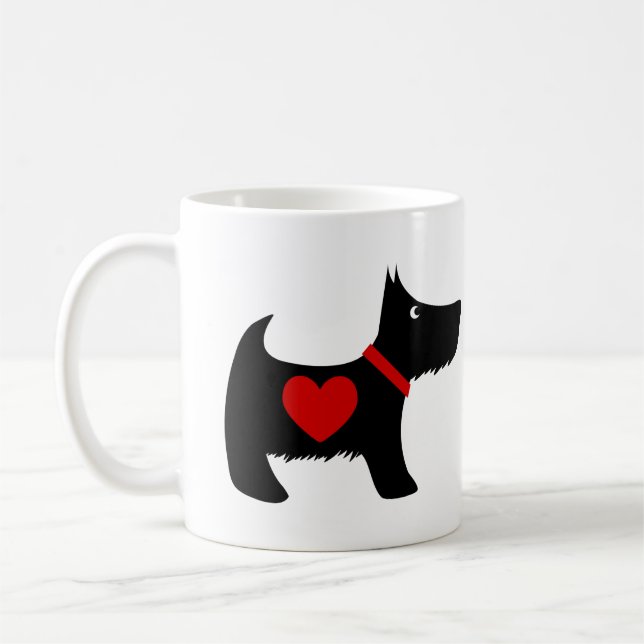 Caneca De Café Terrier escocês (Esquerda)