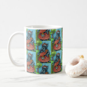 Caneca De Café TERRIER ESCOCÊS, ORGULHO DO CÃO SCOTTIE Kilt Sporr