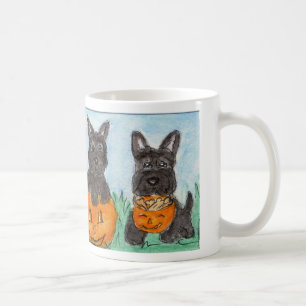 Caneca De Café Terrier personalizado Scottie do scottish da