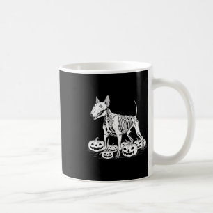 Caneca De Café Terrier Skeleton Birthday Halloween Mens Womens Ki