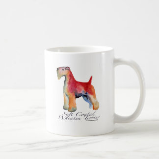 Caneca De Café Terrier Wheaten brandamente revestido