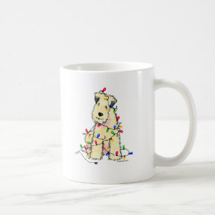 Caneca De Café Terrier Wheaten brandamente revestido - Natal