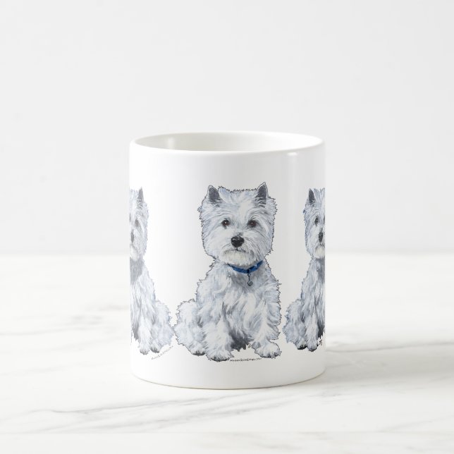 Caneca De Café Terriers Brancos do West Highland (Centro)