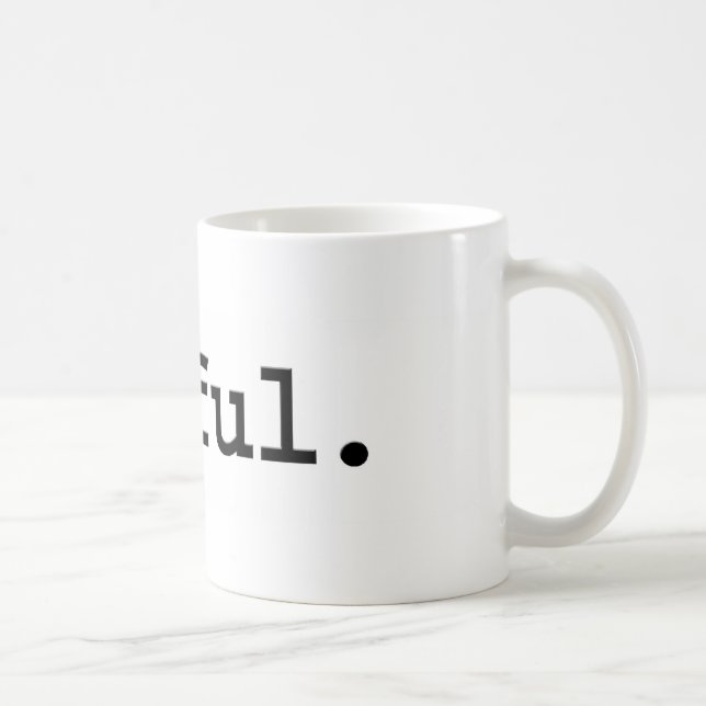 Caneca De Café terrível (Direita)