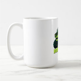 Caneca De Café Terror de Caminhão Monstro em Chamas