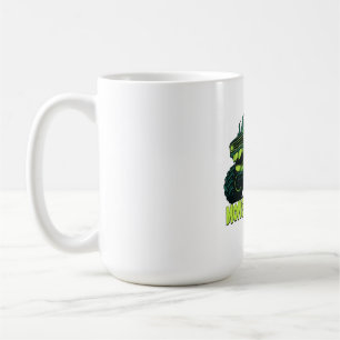 Caneca De Café Terror de Caminhão Monstro em Chamas