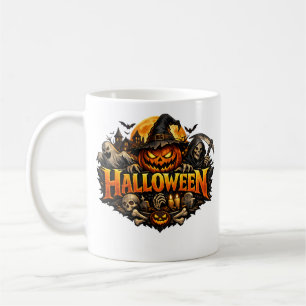 Caneca De Café Terror de Halloween
