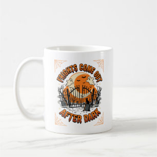 Caneca De Café Terrores de Halloween Depois do Anoitecer