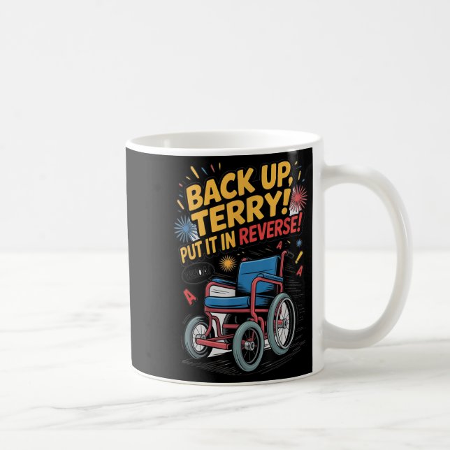 Caneca De Café Terry Colocou De Volta Em 4 De Julho (Direita)