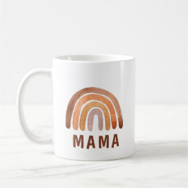 Caneca De Café Terthy Tone Watercolor Boho Mama