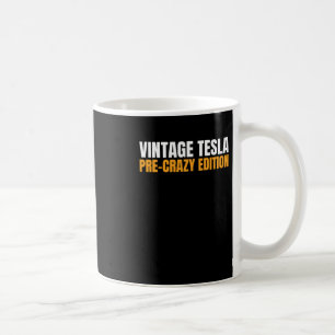 Caneca De Café Tesla Antigo - Edição Pré-louca Ímã ou Adesivo