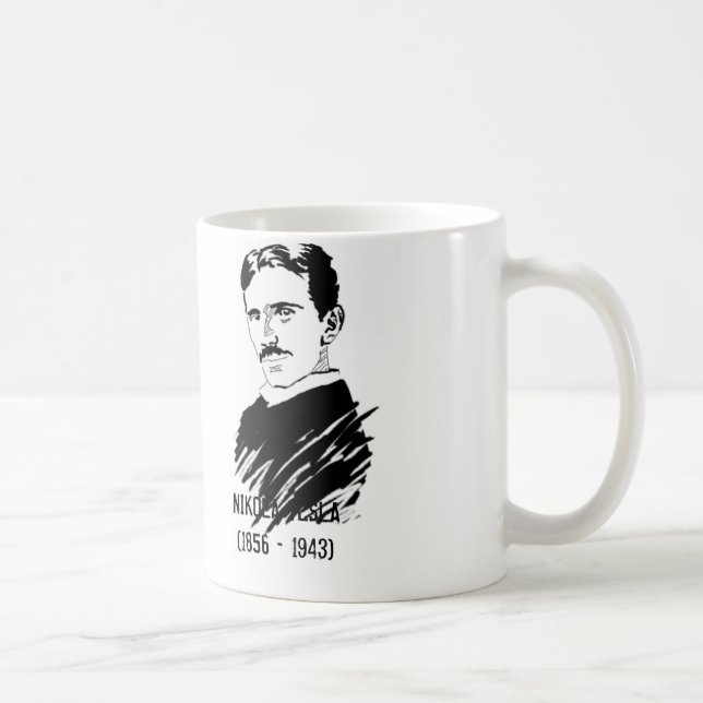 Caneca De Café Tesla impressionante - café das citações da (Direita)