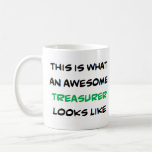 Caneca De Café tesoureiro incrível