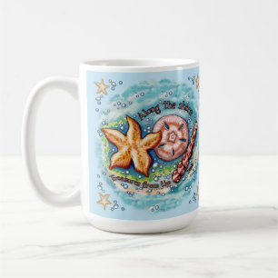 Caneca De Café Tesouros de Conchas