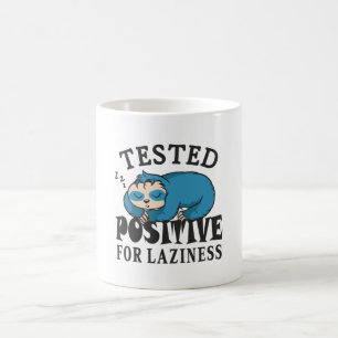 Caneca De Café Testado positivo para a preguiça Sloth
