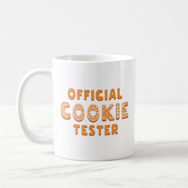 Caneca De Café Testador Oficial de Cookies (Esquerda)