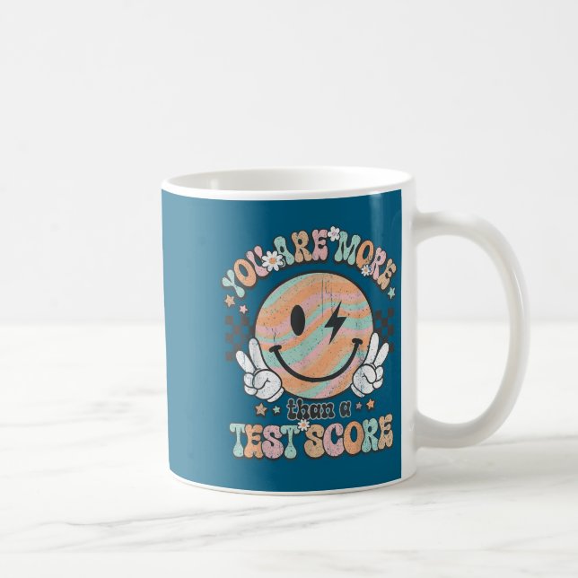 Caneca De Café Testando Professor Sorriso Groovy Você É Mais Que  (Direita)
