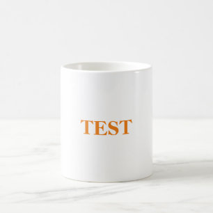 Caneca De Café Testar Mug Laranja