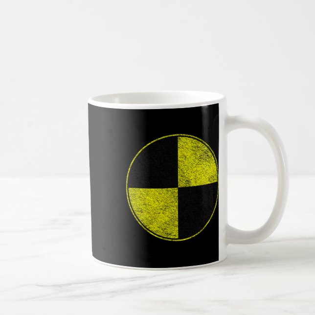 Caneca De Café Teste de batida, fantasia idiota, pretendo que sou (Direita)