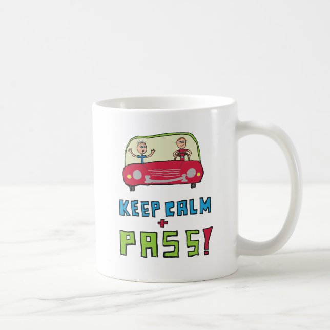 Caneca De Café Teste de condução tranquila (Direita)