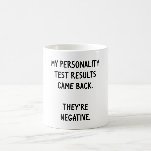 Caneca De Café Teste de Personalidade (Centro)