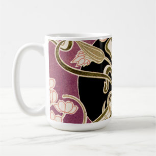 Caneca De Café Teste padrão #2 de Nouveau da arte