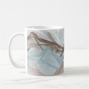 Caneca De Café Teste padrão abstrato