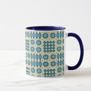 Caneca de café: Teste padrão da tapeçaria de