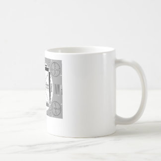 Caneca De Café Teste padrão de teste da tevê
