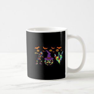 Caneca De Café Testemunha de Halloween Autismo Sensibilização Pum