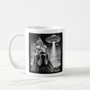 Caneca De Café Testemunhas de Galo Chocadas Rapto de OVNI - Retro