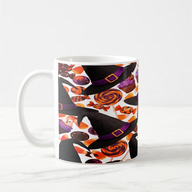 Caneca De Café Testemunhas do Dia das Bruxas Doces (Esquerda)