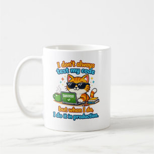 Caneca De Café Testes em produção
