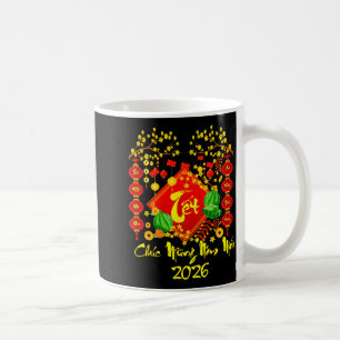 Caneca De Café Tet 2026 chuc mung nam moi cavalo lunar vietnamita