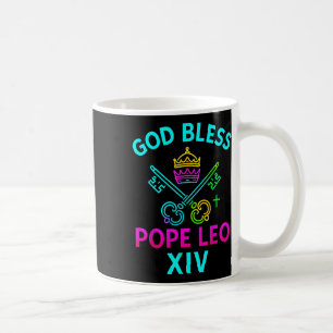 Caneca De Café Teto Católico do deus abençoe Leo Xiv