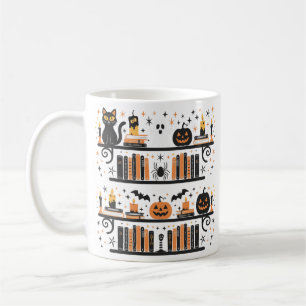 Caneca De Café Teto de Halloween de Pumpkin Pumpkin Bat Spkin