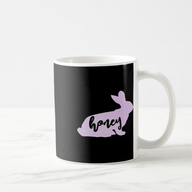 Caneca De Café Teto de Páscoa de Coelho de Mel (Direita)