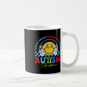 Caneca De Café Teto Especial de Educação de Consciência Autismo