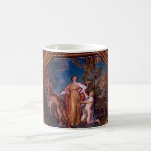 Caneca De Café Teto no Vaticano em Roma, Itália