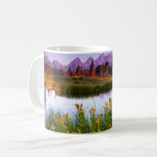Caneca De Café Teton Sunrise